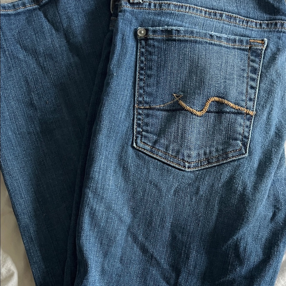 7 For All Mankind crop flare Jeans